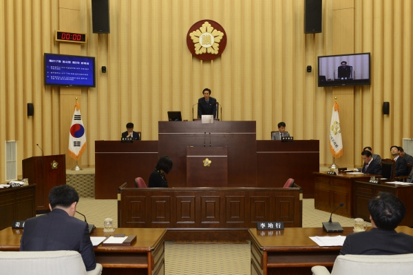 제217회 서구의회 임시회 폐회 