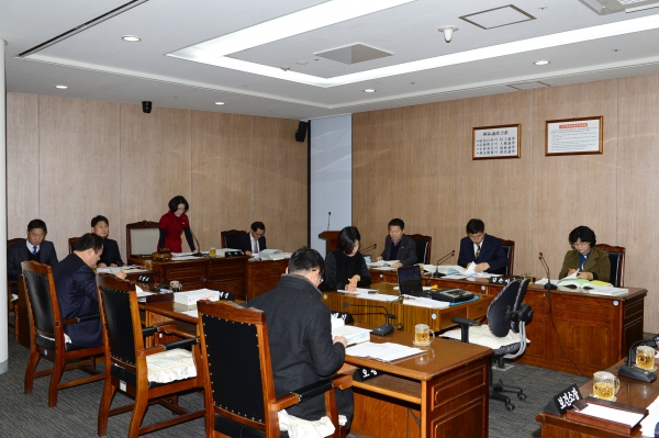 제231회 서구의회 제2차 정례회 회기 중 예산결산특별위원회 회의 (2015년도 예산심사)