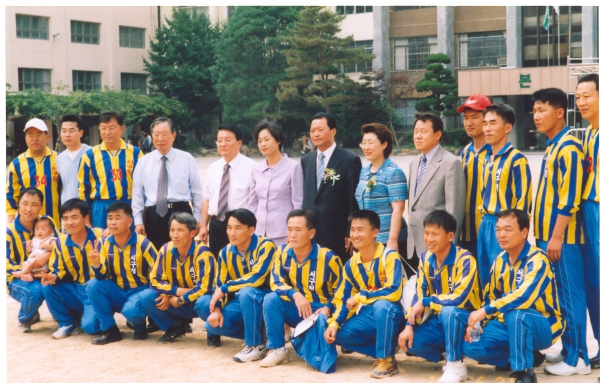 광주광역시 서구청장기 생활체육축구대회 참석(2003. 6.21)