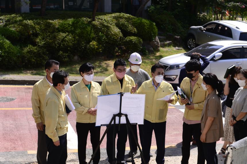 20210729 광주 서구의회, 화정어린이집 리모델링 공사현장 방문
