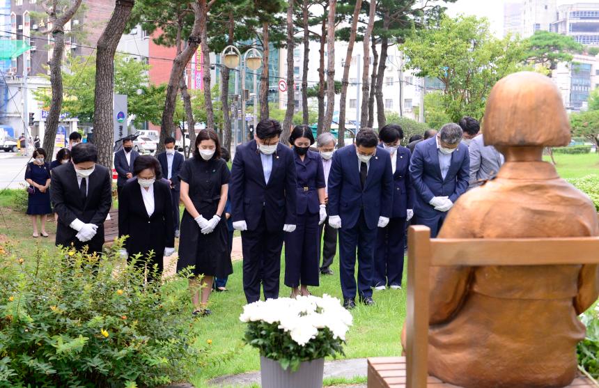 20210813 서구의회,  일본군 위안부 피해자 기림의 날 행사