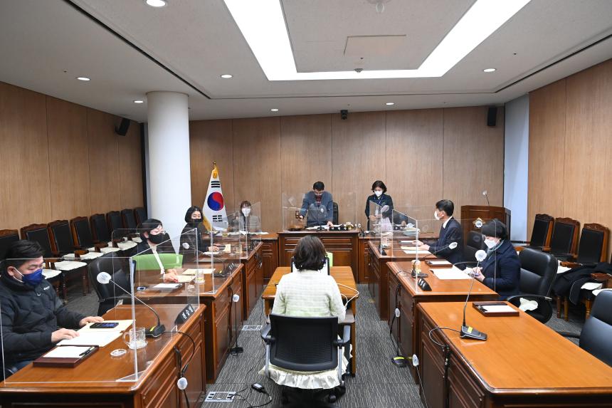 제301회 임시회 회기 중 의회운영위원회 회의
