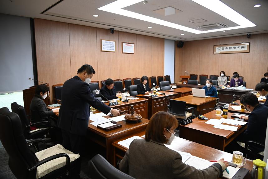 제308회 정례회 중 의회운영위원회
