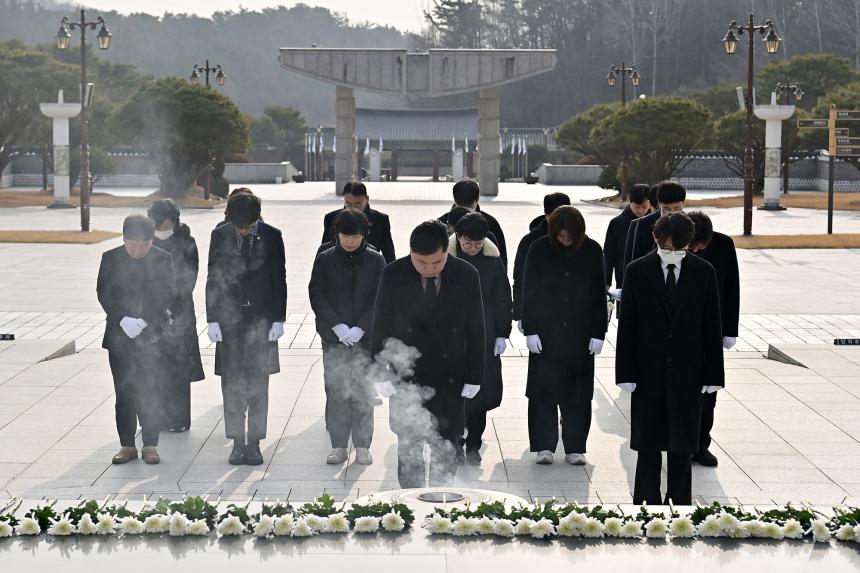 서구의회 신년 합동 참배
