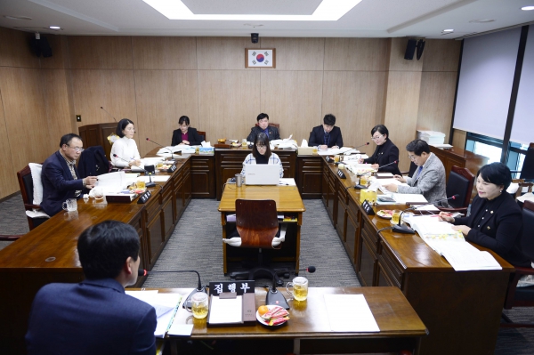 2018년도 사회도시위원회 행정사무감사 