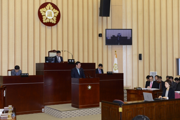 제234회 서구의회 임시회기 중 김광태의원 구정질문