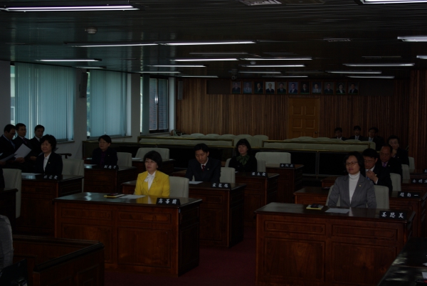 제177회 임시회 개회식 참석