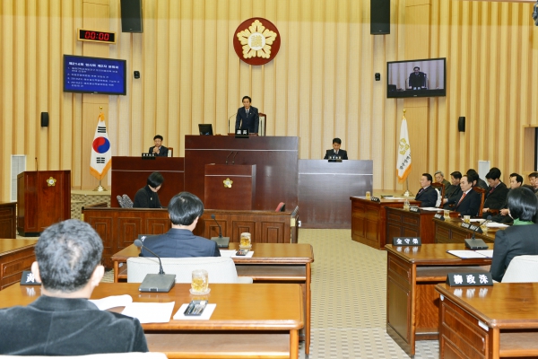 제214회 서구의회 임시회 폐회 