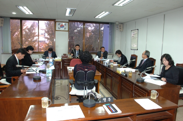 제192회 서구의회 임시회 회기중 기획총무위원회 회의 개최