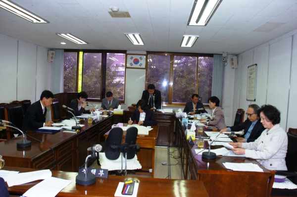 제197회 서구의회 임시회 회기 중(기획총무위원회 회의)