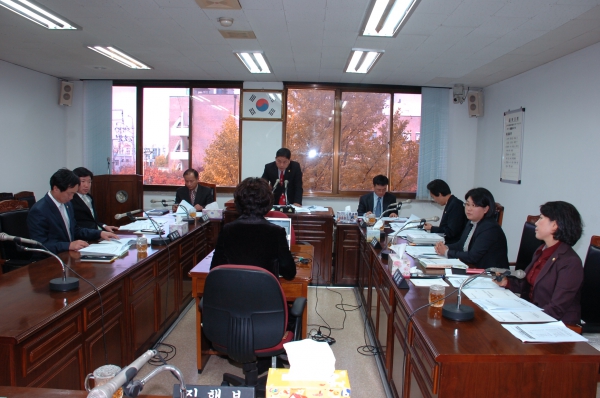 제192회 서구의회 임시회 회기중 사회도시위원회 회의 개최