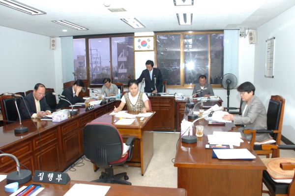 제180회 임시회 회기중 사회도시위원회 회의 개최