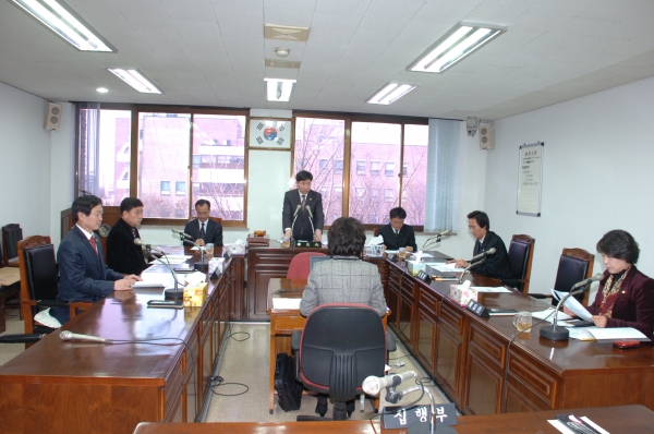 제195회 서구의회 임시회 회기중(사회도시위원회 회의)