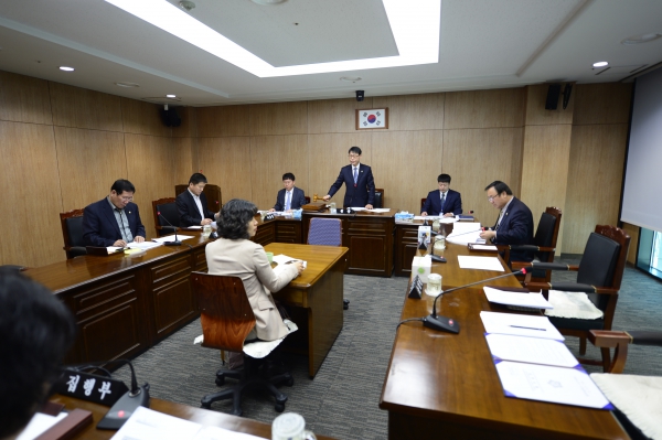 제234회 서구의회 임시회 회기 중 사회도시위원회 회의