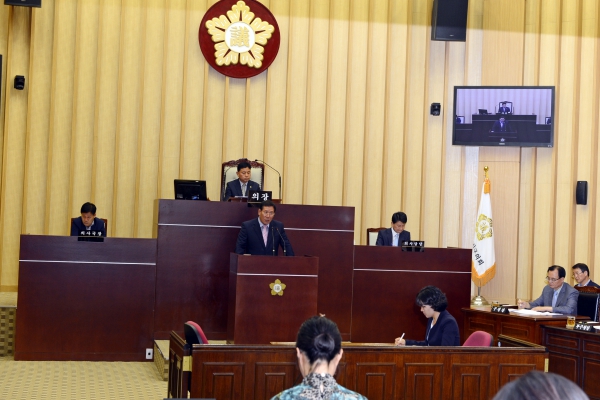 김광태 부의장 5분자유발언