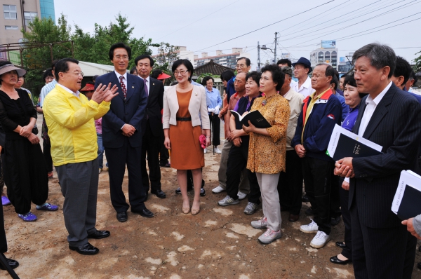 직소민원 현장 방문(농성1동 광천초교주변)