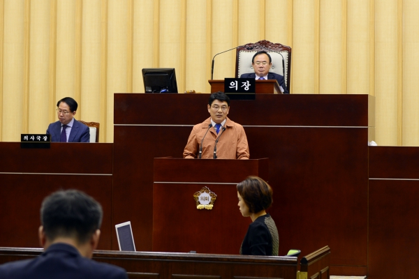 제250회 광주광역시 서구의회 임시회 구정질문 답변