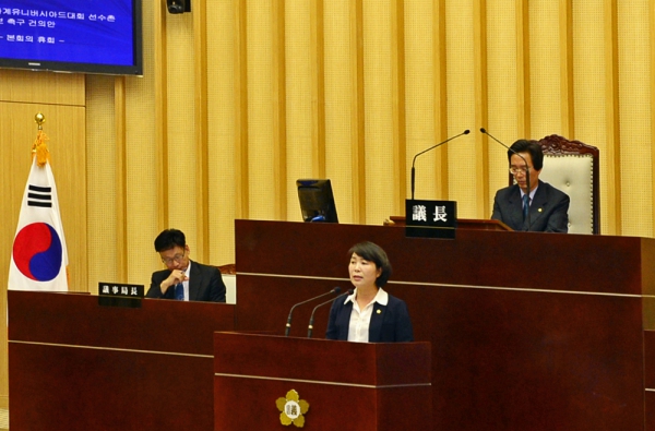 제2서구노인복지회관 건립을 위한 건의안 채택