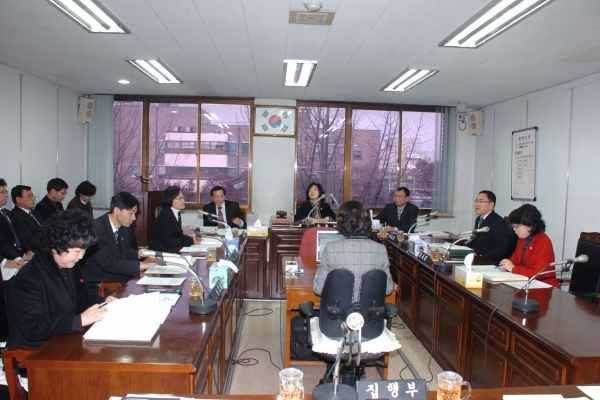 제184회 임시회 회기중 기획총무위원회 회의 개최