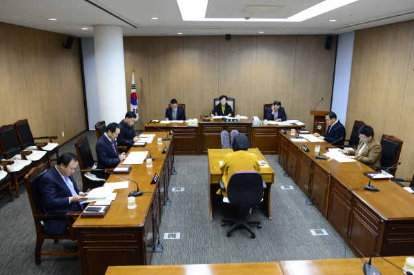 제224회 서구의회 임시회 회기 중 제1차 의회운영위원회 회의 
