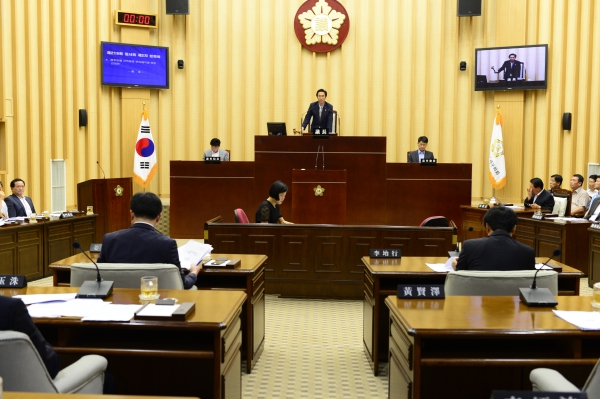 제219회 광주광역시 서구의회 임시회 폐회 