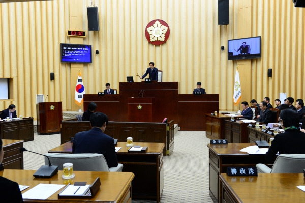 제215회 서구의회 임시회 폐회 