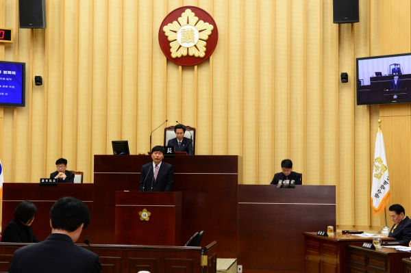 사회도시위원회 소관 조례안 심사보고(김옥수 의원) 