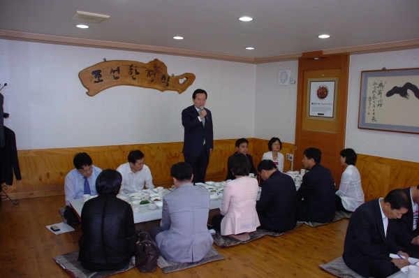 서구의회 광주광역시장과의 의정 간담회