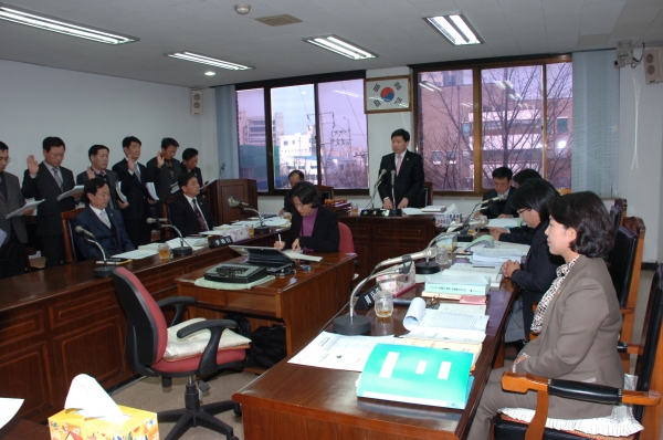 2010년도 행정사무감사 실시(사회도시위원회)
