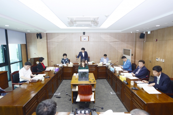 기획총무위원회, 구정 주요업무추진계획 보고