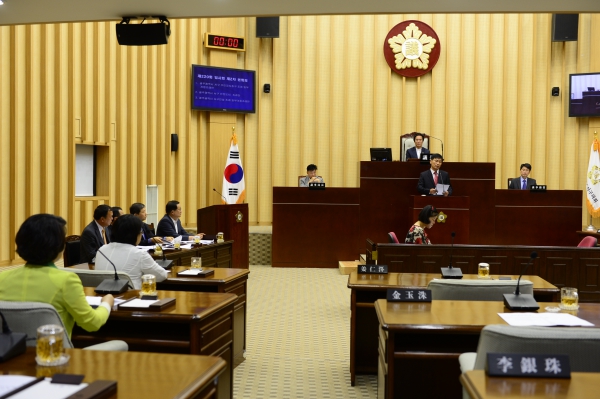 사회도시위원회 소관 조례안 심사보고(김옥수 의원) 