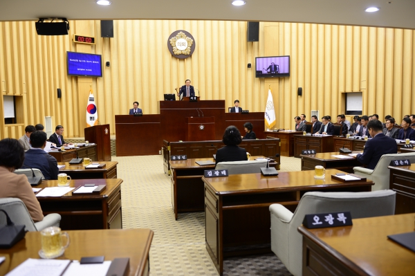 제250회 광주광역시 서구의회 임시회 폐회