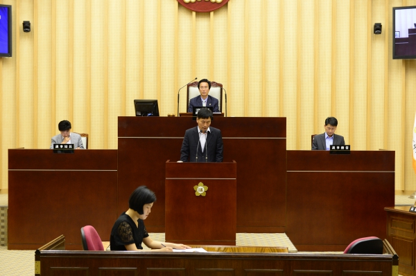 광주은행 지역환원 분리매각을 위한 건의안 채택