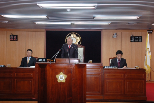 제185회 임시회 폐회식