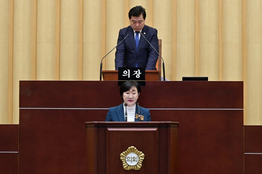 김수영 서구의원, 5분자유발언, 공공건물 건립 시 최신 설비 구축과 스마트 제설함 관리 필요성 강조 - 1