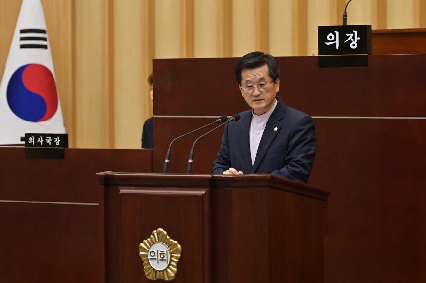 백종한 서구의원, 5분자유발언, 서구에 외국인 유치 정책 제안 등 발언 - 1