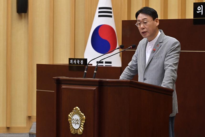 광주 서구의회 오광록 의원 5분자유 발언 통해 ‘ 힐링음악회 새봄 ’명칭변경 등 발전방향 제안 - 1