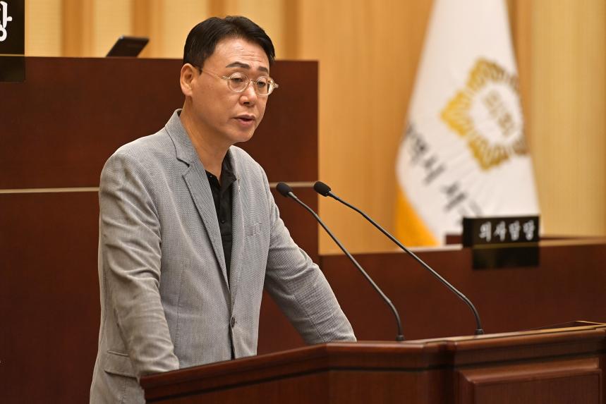광주 서구의회 오광록 의원 5분 자유발언 통해 ‘사업중심행정’에서 ‘가치중심행정’으로 전환 요청 - 1