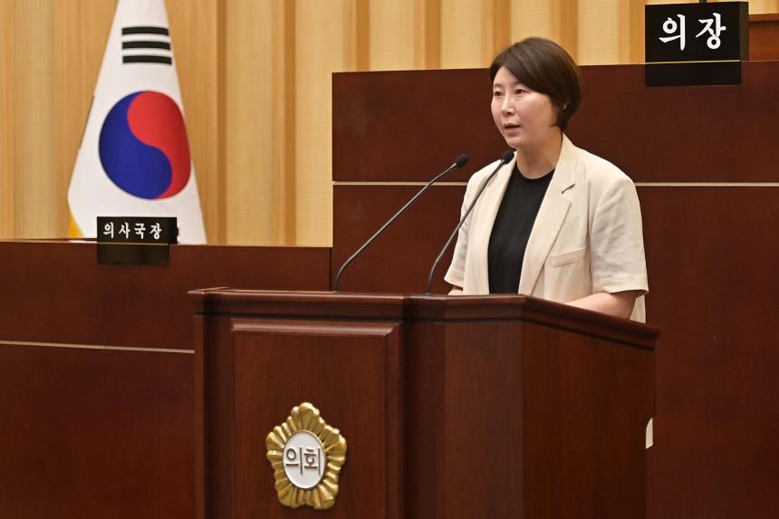 광주 서구의회 김형미 의원, 5분 발언 통해 ‘공무직 퇴직금 재원확보와 처우개선 촉구’ - 1